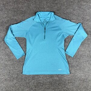 Patagonia Capilene 3 Midweight 1/4 Zip Pullover Blue Women's Size M